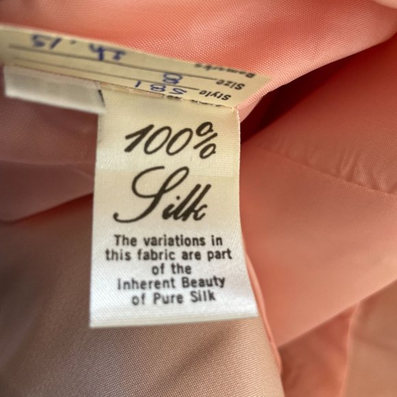 Vintage David Hayes Silk Pink 80s Asymmetrical Neiman Marcus Blazer 8 - Picture 8 of 12